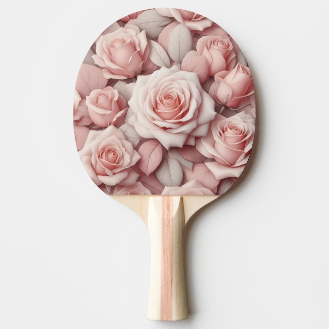 Raquette De Ping Pong Better in Pink Roses (Devant)
