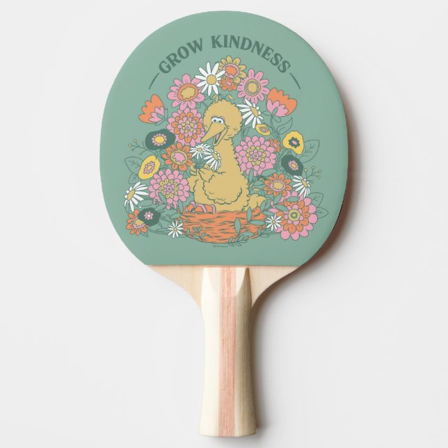 Raquette De Ping Pong Big Bird | Grow Kindness Floral Graphic (Devant)