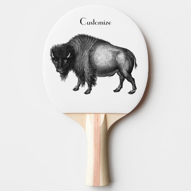 Raquette De Ping Pong Big Bison Buffalo Thunder-Cove (Devant)