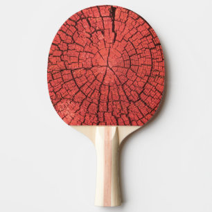 Raquette De Ping Pong Bille de bois séchée coupe transversale bois rouge