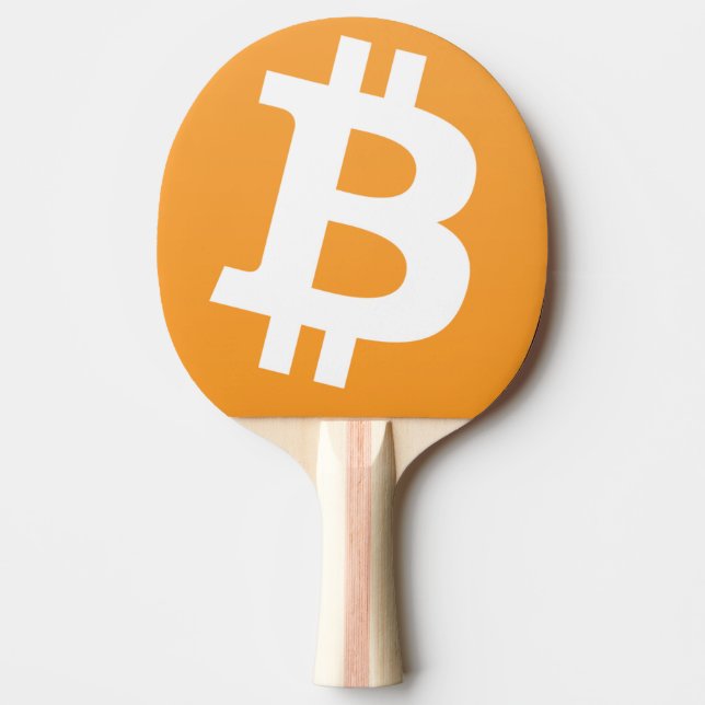 Raquette De Ping Pong Bitcoin (Devant)