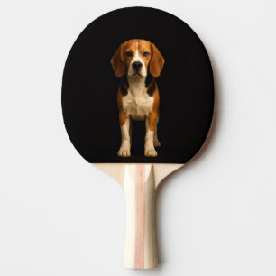 Raquette de ping pong Black 4 Luxe, Beagle Gentil