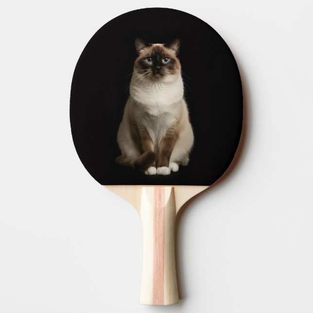 Raquette de ping pong Black 4 Luxe, Chat Birman (Dos)