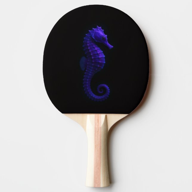 Raquette de ping pong Black 4 Luxe, hippocampe vio (Dos)