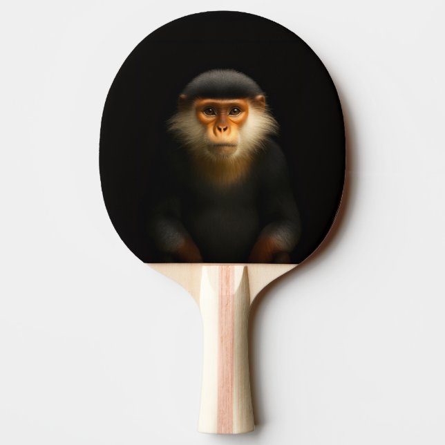 Raquette de ping pong Black 4 Luxe, Langur Douc Ro (Dos)