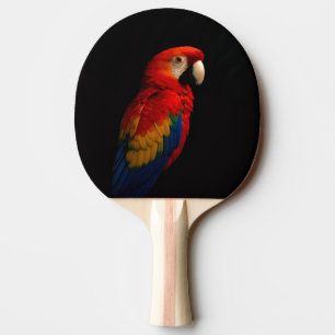 Raquette De Ping Pong Black 4 Luxe ping pong paddle, Scarlet Parrot