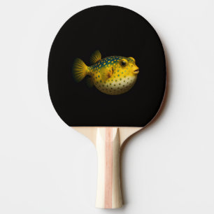 Raquette de ping pong Black 4 Luxe, Poisson-lune j