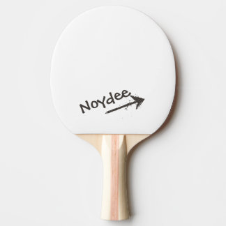 Raquette De Ping Pong Black Lettering and Arrow on your