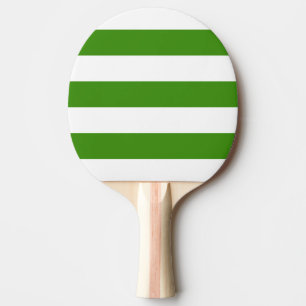 Raquette De Ping Pong Blanc moderne, bande verte