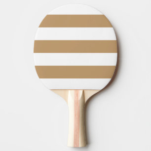 Raquette De Ping Pong Blanc moderne, Camel Brown bande