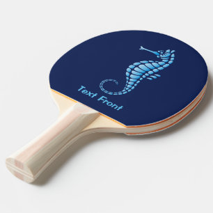 Raquette De Ping Pong Bleu Cheval Marin