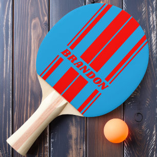 Raquette De Ping Pong Bleu électrique rétro Bleu Bleu Bleu Bleu Bleu Ble
