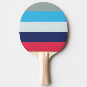 Raquette De Ping Pong Bleu Et Bourgogne