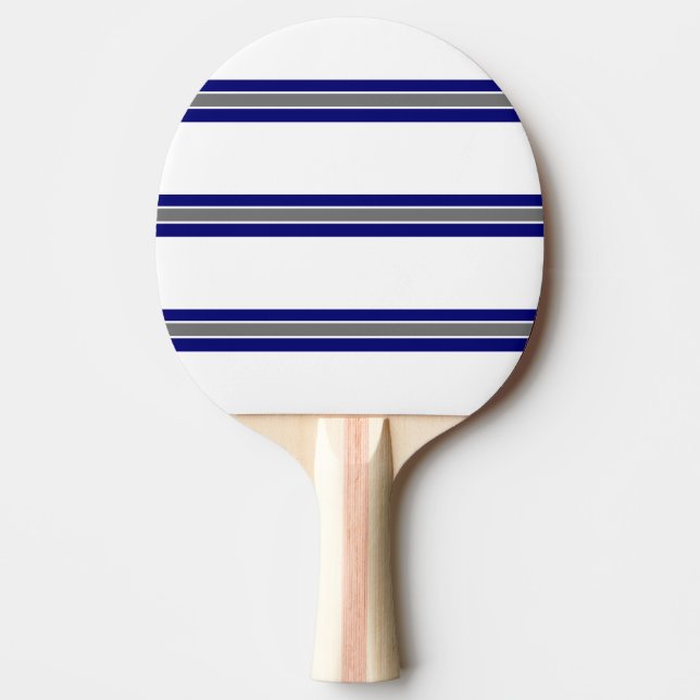 Raquette De Ping Pong Bleu gris et blanc (Devant)