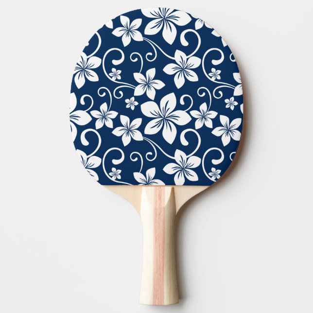 RAQUETTE DE PING PONG BLEU HAWAII (BLEU DE LA MARINE) (Devant)