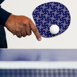 Raquette De Ping Pong Bleu Jardin de Noël, Décor de Noël, Noël