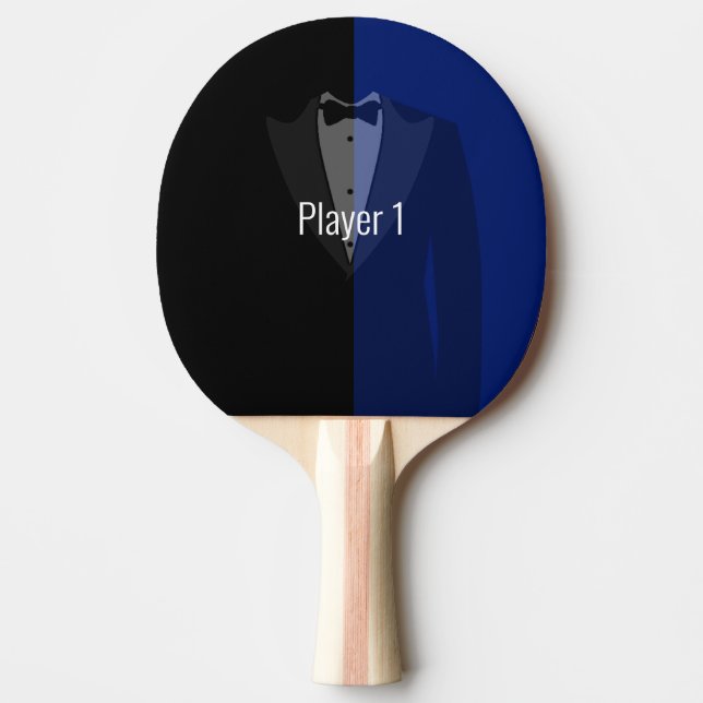 Raquette De Ping Pong Bleu/noir (Devant)