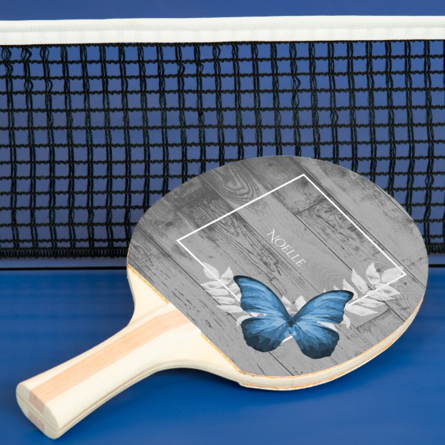 Raquette De Ping Pong Bleu papillon Rustique Ping Paddle (Insitu)