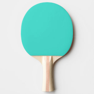 Raquette De Ping Pong Bleu Turquoise solide