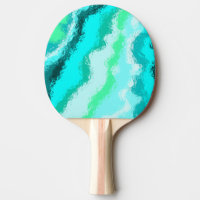 Bleu Vert Aqua Revêtu D'Un Coup D'Oeil