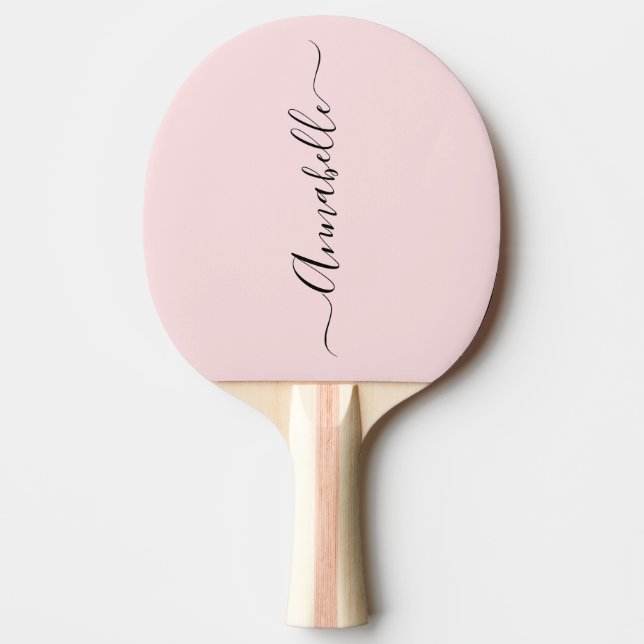 Raquette De Ping Pong Blush Dusty rose Nom personnalisé (Devant)