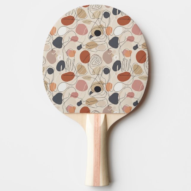 Raquette de ping pong Boho Naturel (Devant)