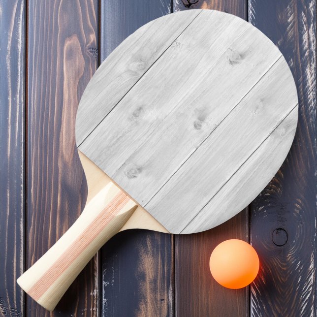 Raquette De Ping Pong Bois clair pur gris (Créateur téléchargé)