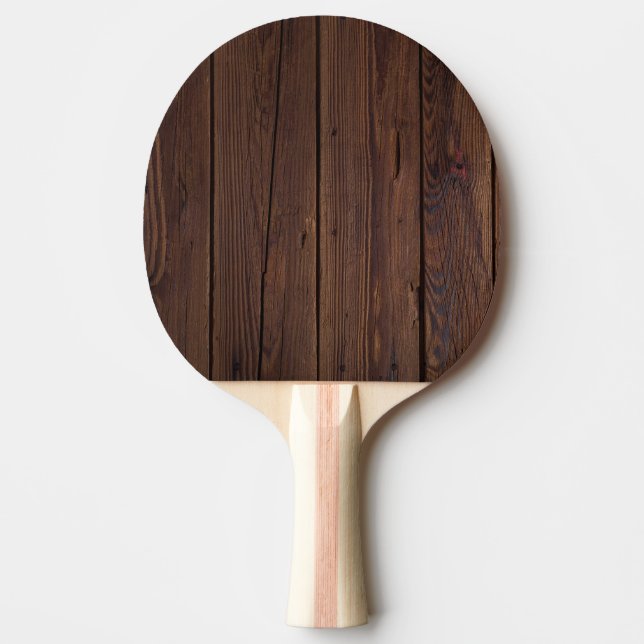Raquette De Ping Pong Bois de bois Mur de bois Texture (Devant)