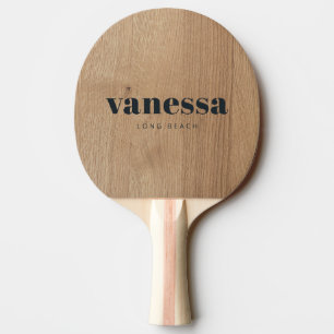 Raquette De Ping Pong Bois de bouleau clair Nom Classique Moderne Minima