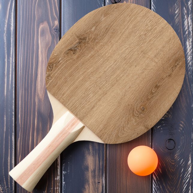 Raquette De Ping Pong Bois de teck clair (Créateur téléchargé)