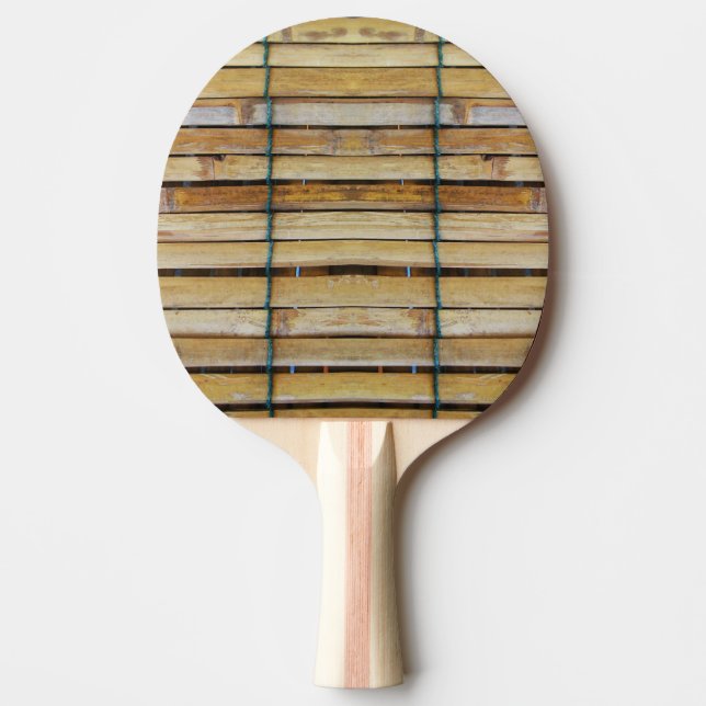 Raquette De Ping Pong Bois d'époque en bois (Devant)