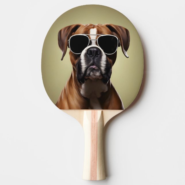 Raquette De Ping Pong Boîte magnifique Chien (Devant)