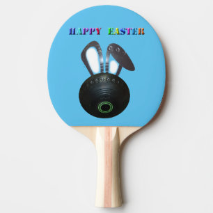 Raquette De Ping Pong Bol de pelouse Lapin de Pâques, Ping Pong Paddle