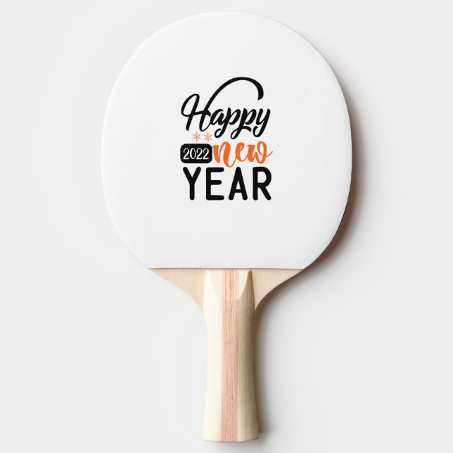 Raquette De Ping Pong Bonne année 2022 (Devant)