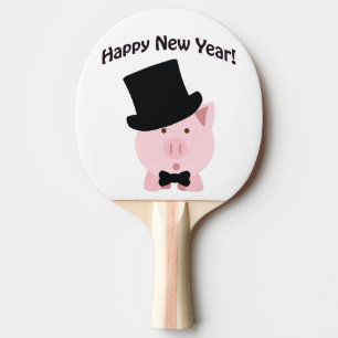 Raquette De Ping Pong Bonne année ! Pig Dapper