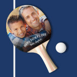 Raquette De Ping Pong Bonne Fête des pères Photo personnalisée<br><div class="desc">Pagaies de ping pong personnalisées personnalisées avec votre photo et message de Fête des pères Happy personnalisé. Ajoutez une photo avec votre père et utilisez les outils de conception pour écrire votre propre message ou simplement ajouter votre nom. Customisez-le pour changer les polices de texte et les couleurs ou ajouter...</div>