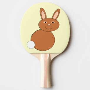 Raquette De Ping Pong Bonne Pagaie De Pâques Bunny Ping Pong Paddle