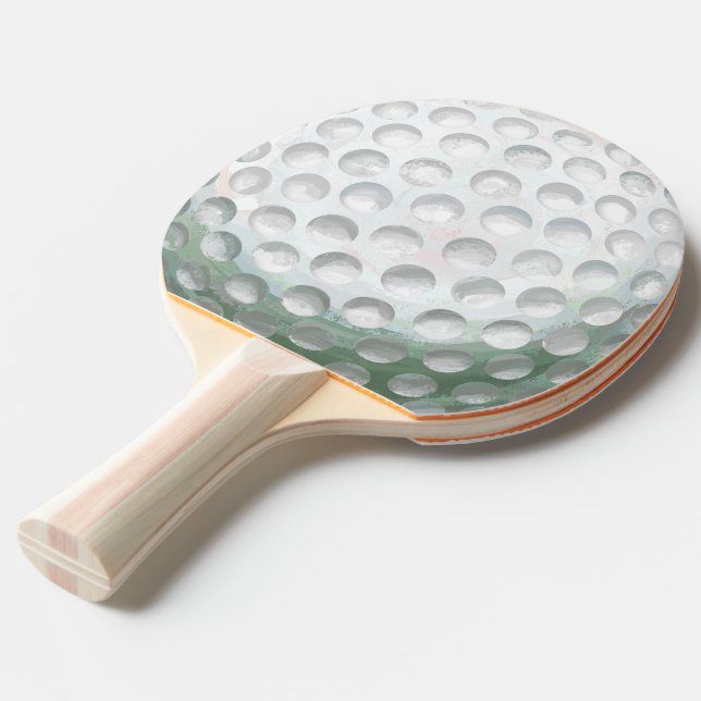 Raquette De Ping Pong Boule de golf (Dos Angle)