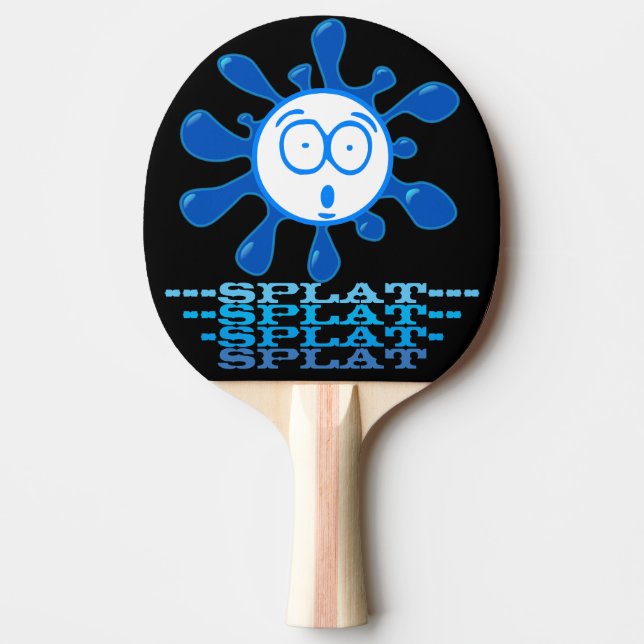 Raquette De Ping Pong Boule drôle de Splatted (Devant)