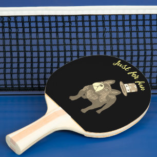 Raquette De Ping Pong Bouledogue français Cylindre Nouvel An