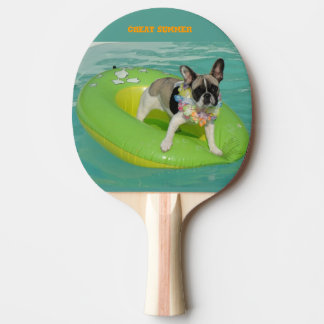 Raquette De Ping Pong Bouledogue français été Bouledogue Français