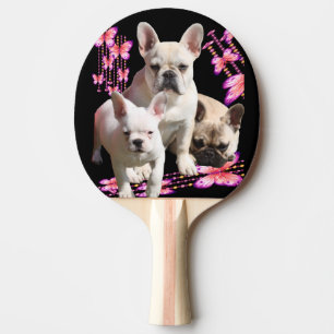 Raquette De Ping Pong Bouledogues français Papillon  Bulldog
