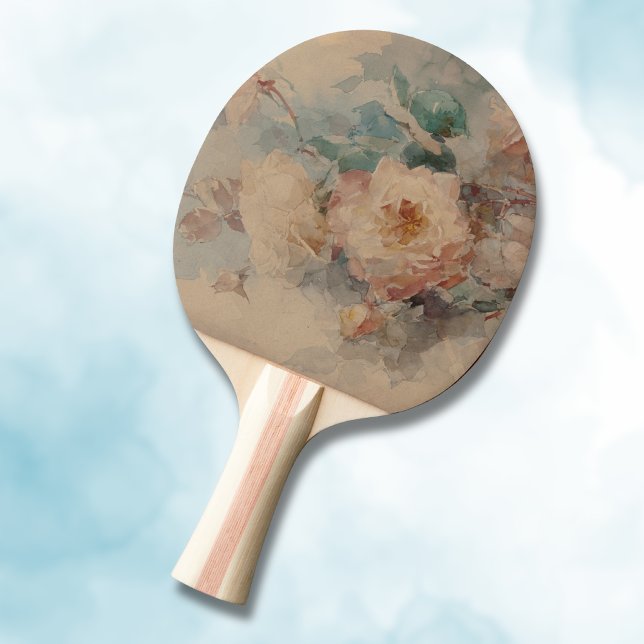 Raquette De Ping Pong Bouquet de Rose - Franz Bischoff (Créateur téléchargé)