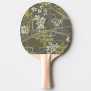 Raquette De Ping Pong Branche de fleurs à motifs I