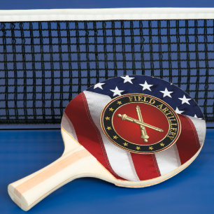 Raquette De Ping Pong Branche de l'artillerie de campagne Insigne Éditio