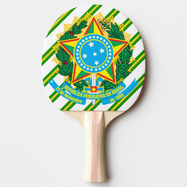 Raquette De Ping Pong Bras de manteau du Brésil (Devant)