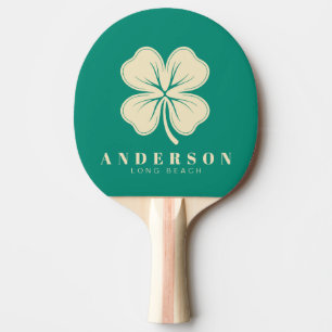 Raquette De Ping Pong Brise de Plage Aqua Trèfle à Quatre Feuilles avec