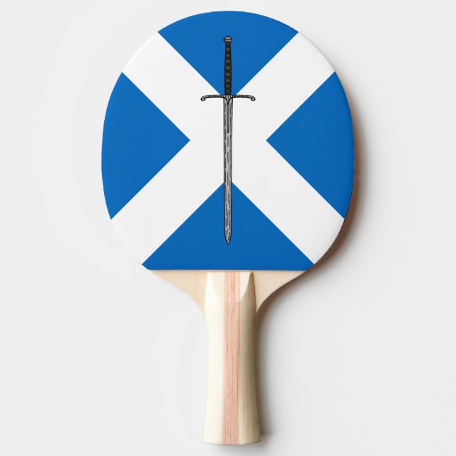 Raquette De Ping Pong Bruce Sword sur Saltire (Devant)