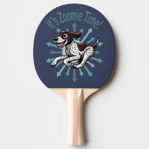 Raquette De Ping Pong C’est Zoomie Time Pointeur à cheveux courts allema