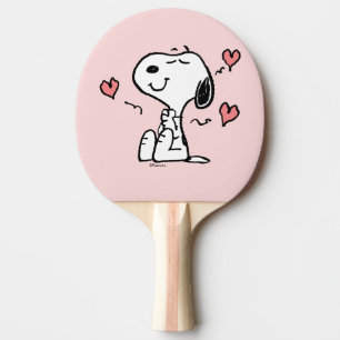 Raquette De Ping Pong cacahuètes   Coeurs de snoopy
